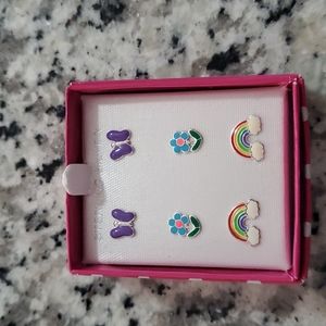 Young Girls sterling silver earrings